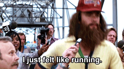 forest gump i just felt like running