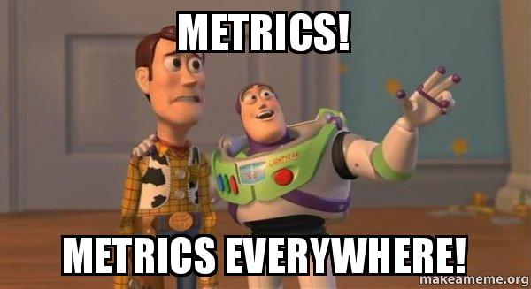 buzz lightyear - metrics. metrics everywhere.